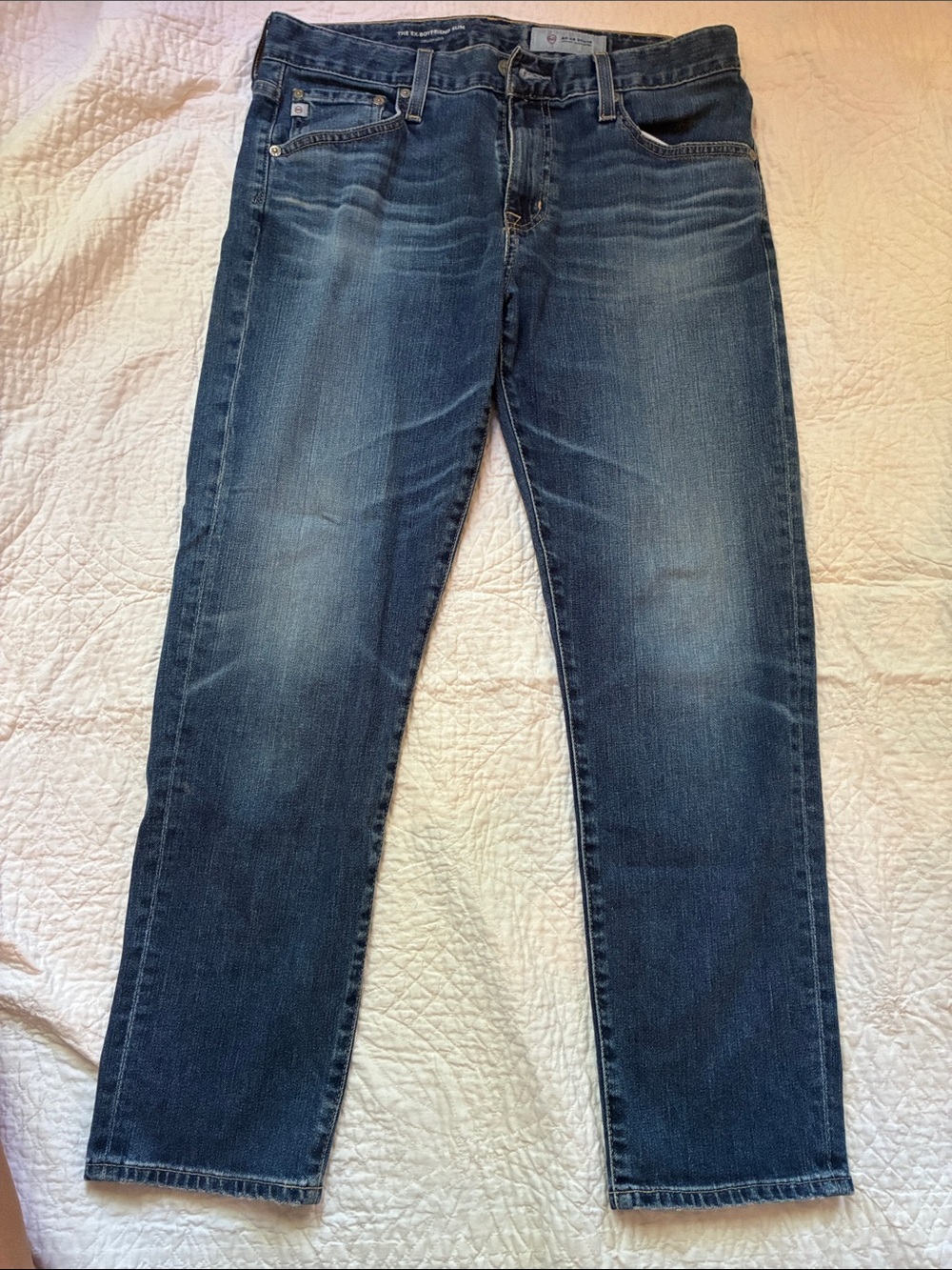 AG Adriano Goldschmied Women's Skinny Jeans in Dark Blue Wash